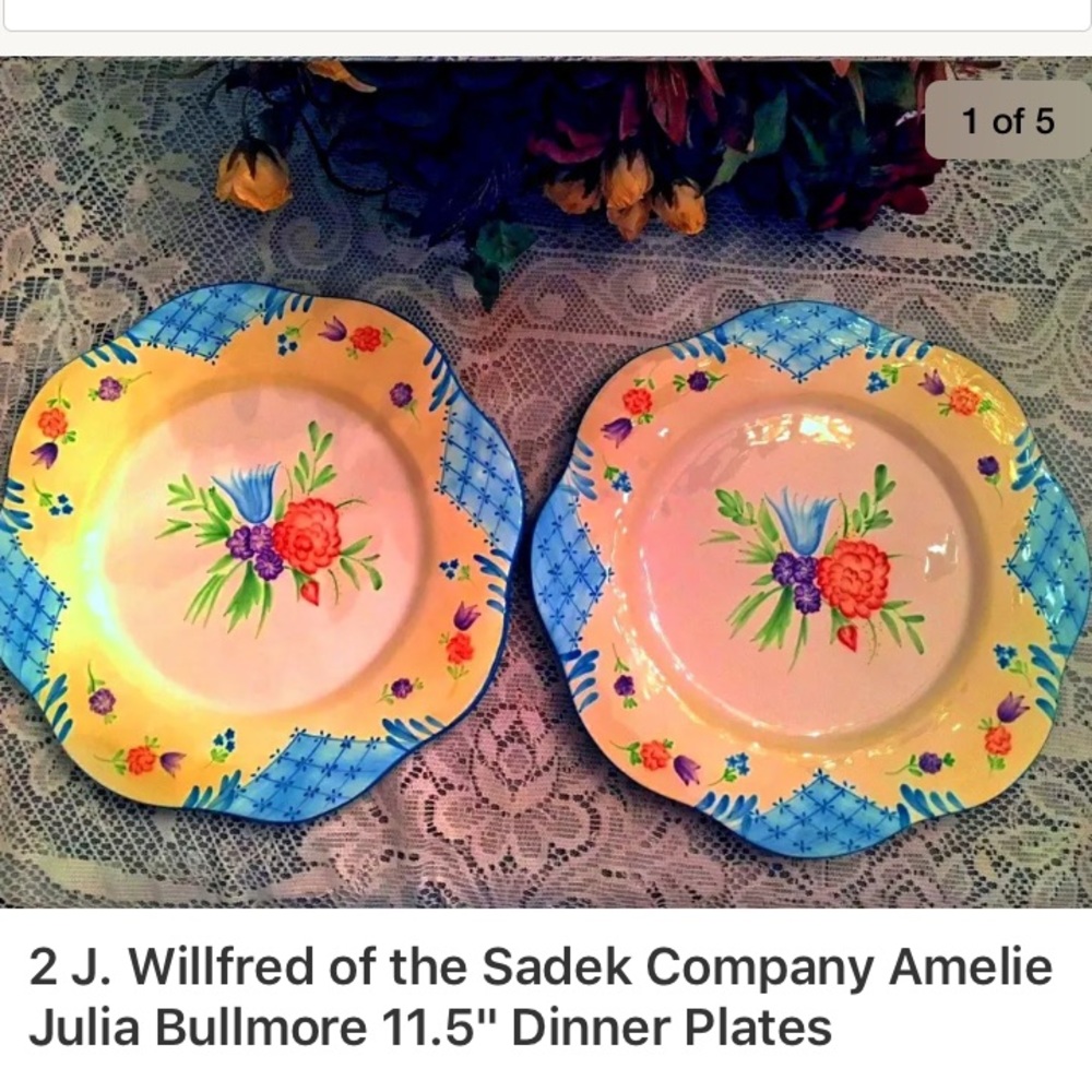 2 Willfred Sadek Amelie Julia Bullmore 11.5"Plates